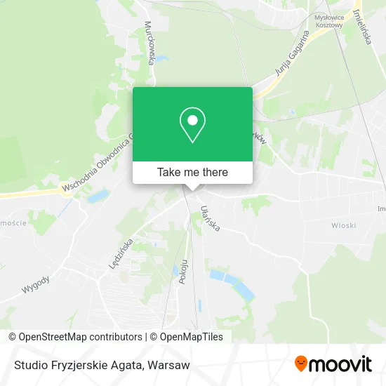 Карта Studio Fryzjerskie Agata