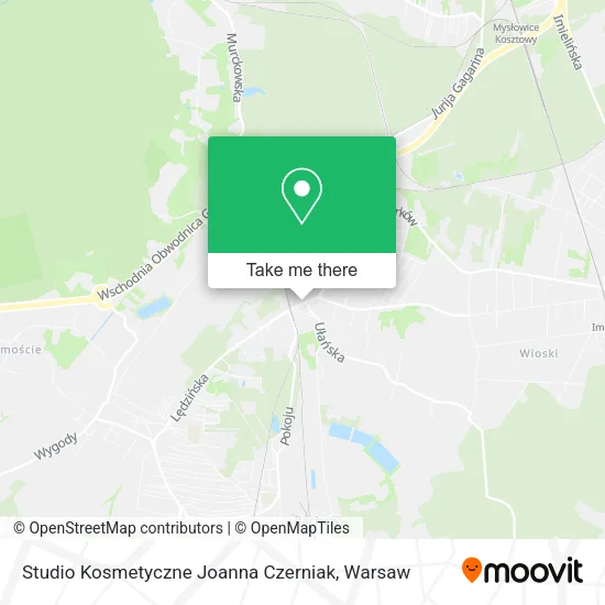 Карта Studio Kosmetyczne Joanna Czerniak