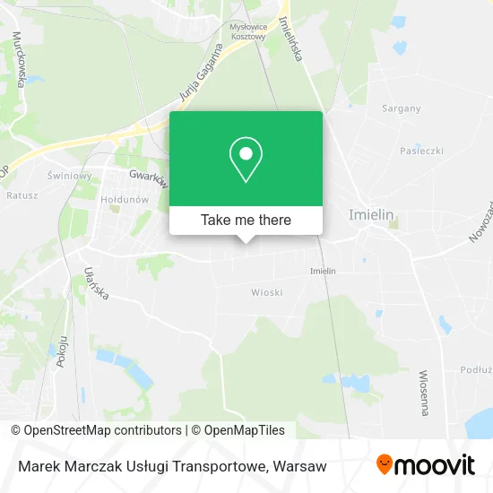 Marek Marczak Usługi Transportowe map