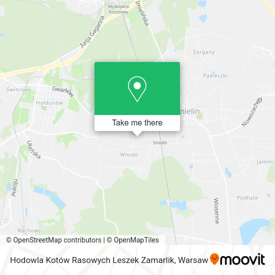 Карта Hodowla Kotów Rasowych Leszek Zamarlik