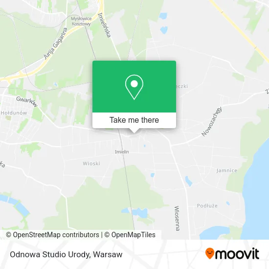 Карта Odnowa Studio Urody