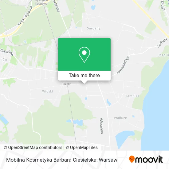 Карта Mobilna Kosmetyka Barbara Ciesielska