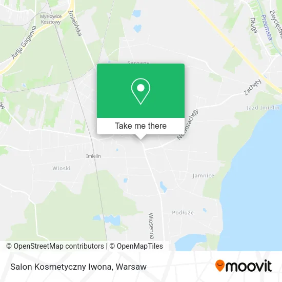 Карта Salon Kosmetyczny Iwona