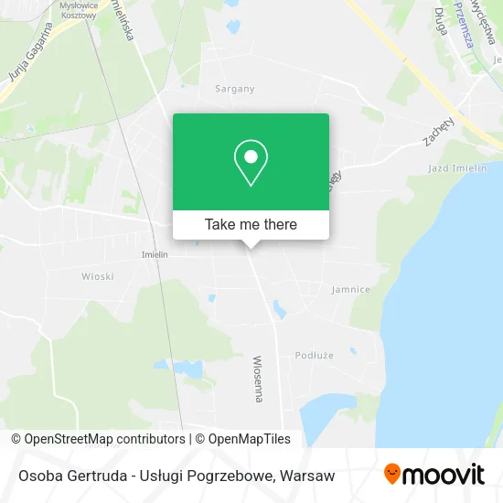 Карта Osoba Gertruda - Usługi Pogrzebowe