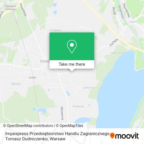 Impexpress Przedsiębiorstwo Handlu Zagranicznego Tomasz Dudniczenko map