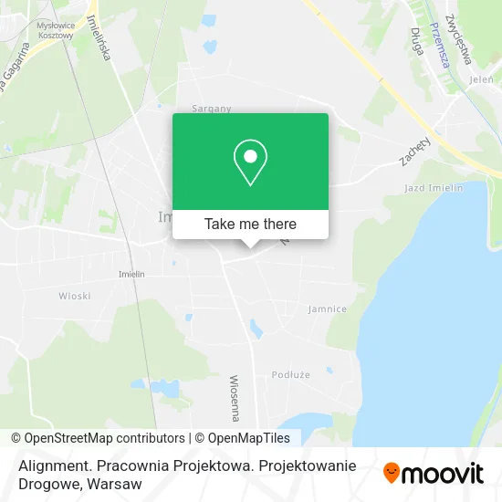 Карта Alignment. Pracownia Projektowa. Projektowanie Drogowe