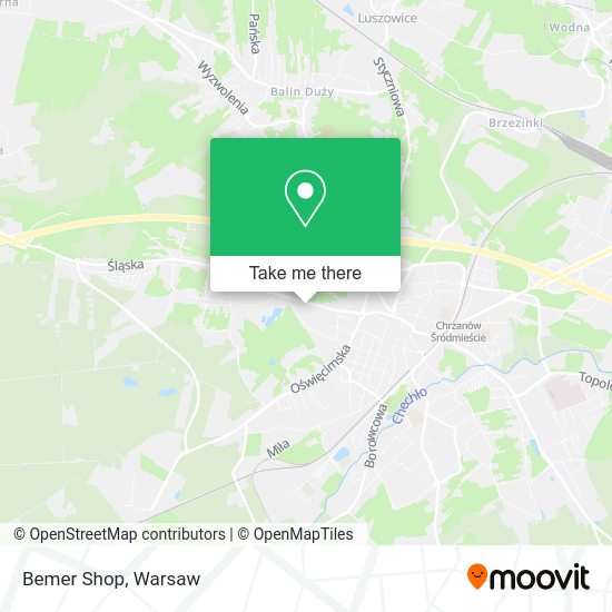 Bemer Shop map