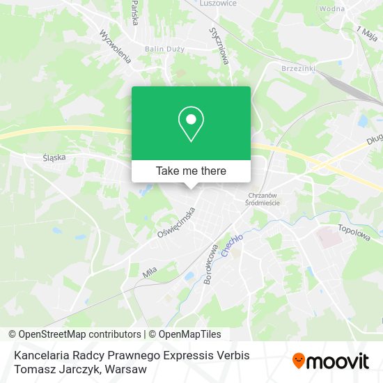 Kancelaria Radcy Prawnego Expressis Verbis Tomasz Jarczyk map