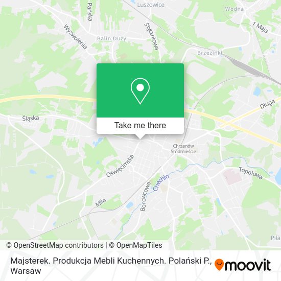 Majsterek. Produkcja Mebli Kuchennych. Polański P. map