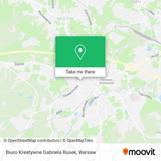 Biuro Kreatywne Gabriela Rusek map