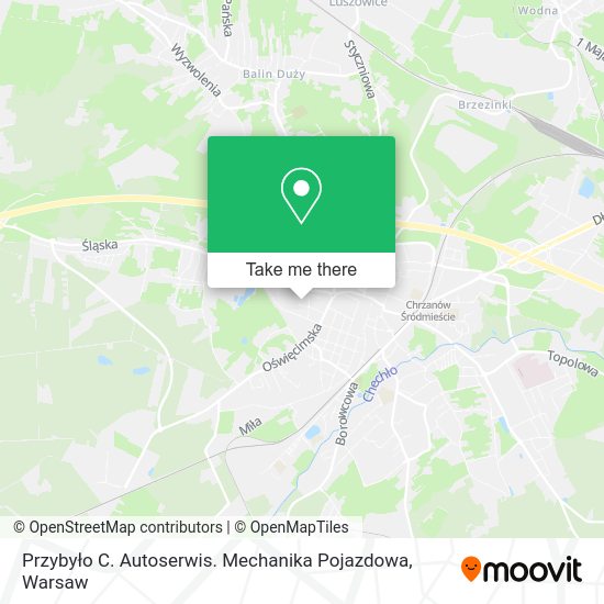 Przybyło C. Autoserwis. Mechanika Pojazdowa map