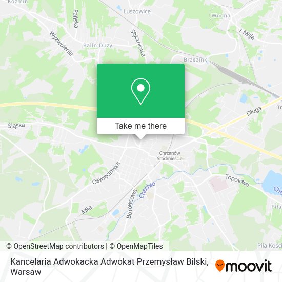 Kancelaria Adwokacka Adwokat Przemysław Bilski map