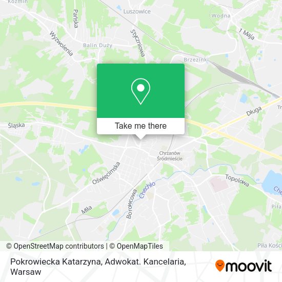 Pokrowiecka Katarzyna, Adwokat. Kancelaria map