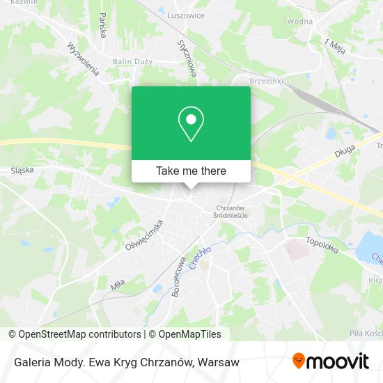 Galeria Mody. Ewa Kryg Chrzanów map