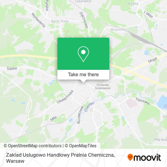 Zaklad Uslugowo Handlowy Pralnia Chemiczna map