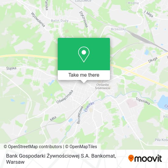 Bank Gospodarki Żywnościowej S.A. Bankomat map