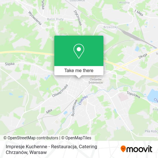 Impresje Kuchenne - Restauracja, Catering Chrzanów map