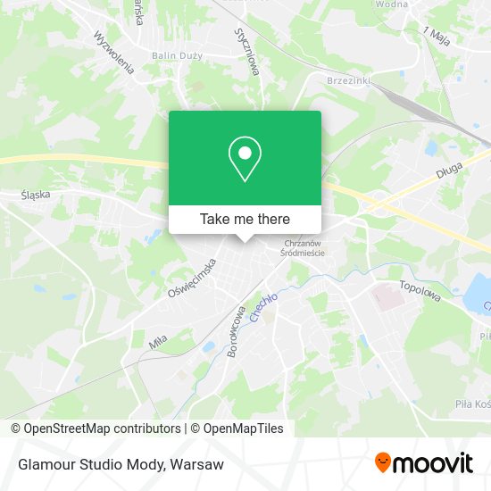 Glamour Studio Mody map