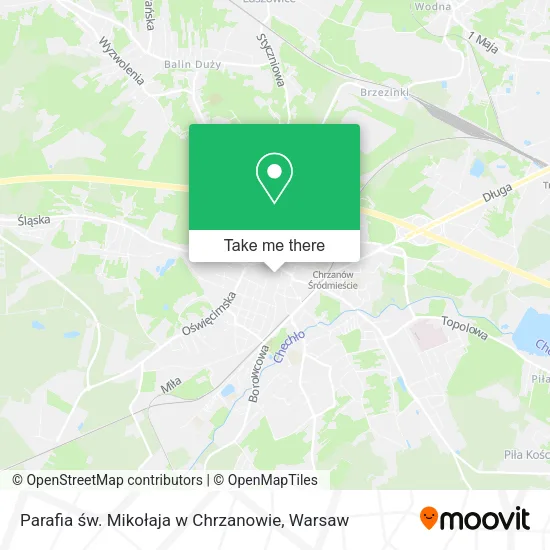Карта Parafia św. Mikołaja w Chrzanowie