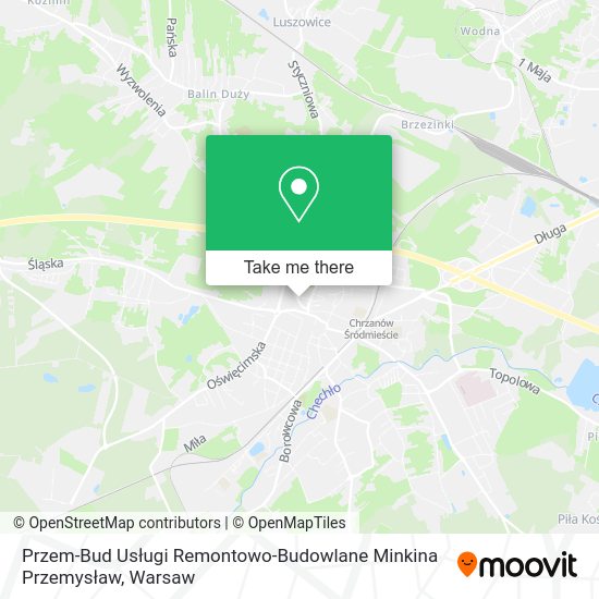 Przem-Bud Usługi Remontowo-Budowlane Minkina Przemysław map