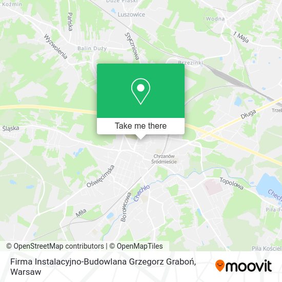 Firma Instalacyjno-Budowlana Grzegorz Graboń map