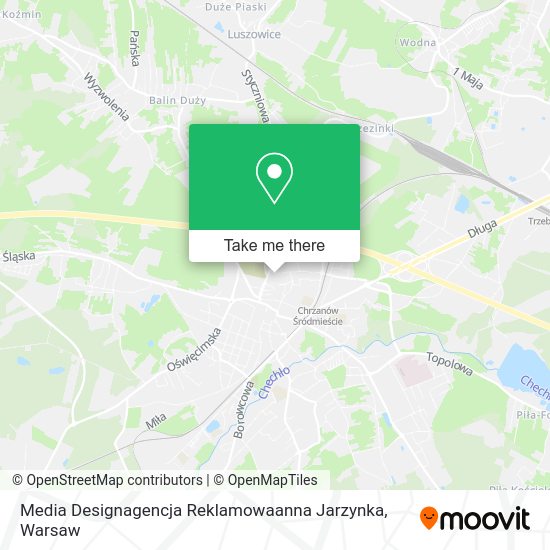 Media Designagencja Reklamowaanna Jarzynka map