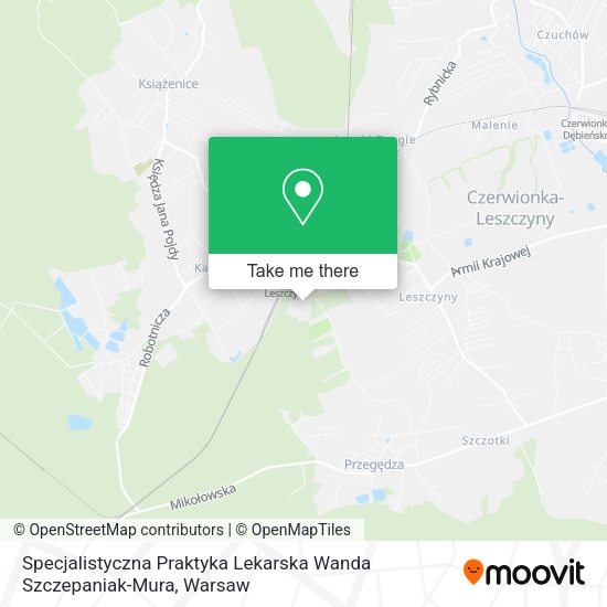 Specjalistyczna Praktyka Lekarska Wanda Szczepaniak-Mura map