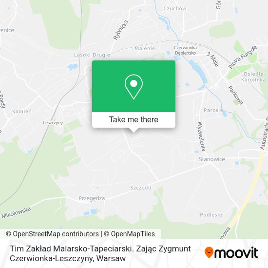 Tim Zakład Malarsko-Tapeciarski. Zając Zygmunt Czerwionka-Leszczyny map