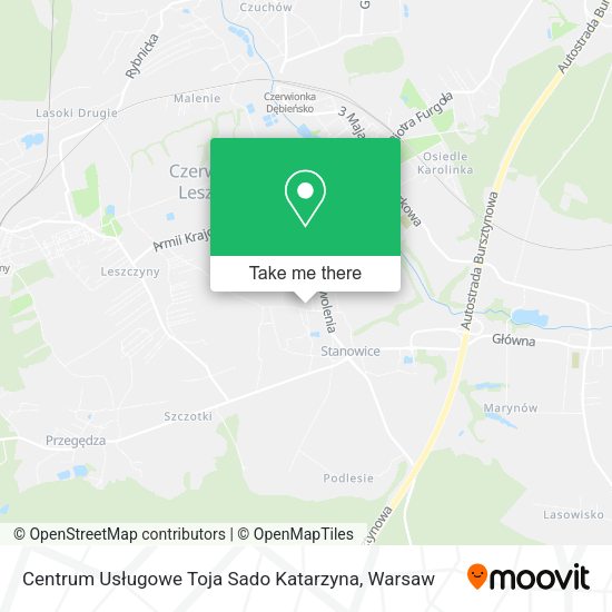 Centrum Usługowe Toja Sado Katarzyna map