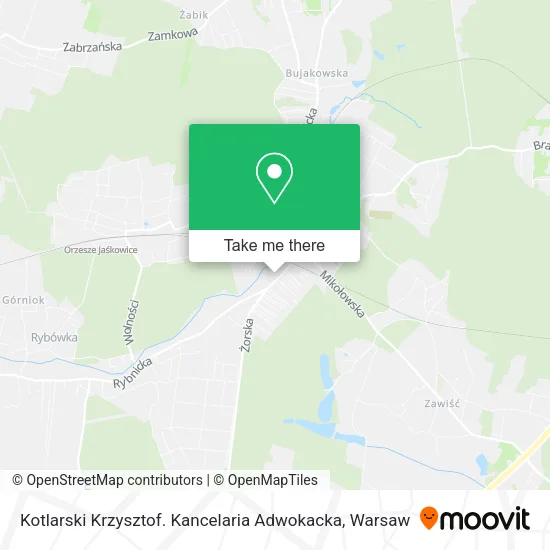 Карта Kotlarski Krzysztof. Kancelaria Adwokacka