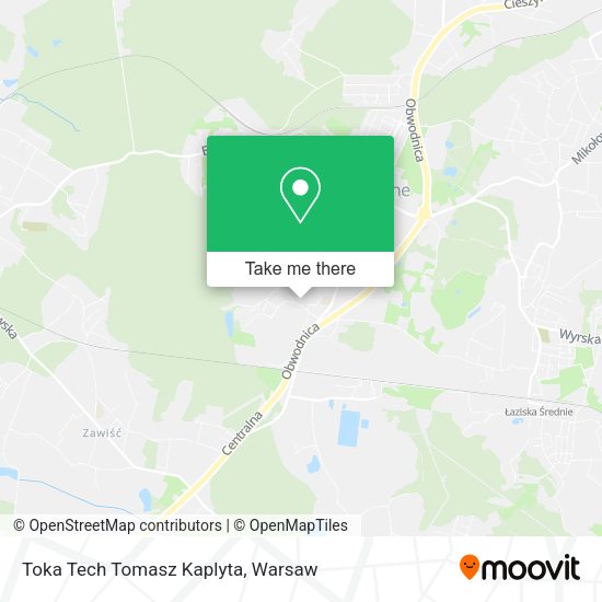 Toka Tech Tomasz Kaplyta map