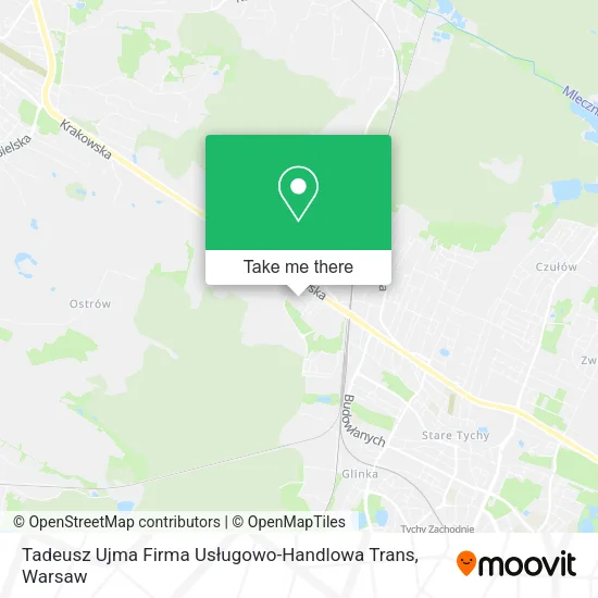 Карта Tadeusz Ujma Firma Usługowo-Handlowa Trans