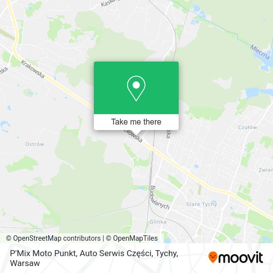 P'Mix Moto Punkt, Auto Serwis Części, Tychy map