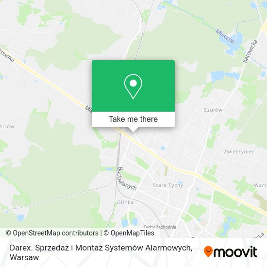 Darex. Sprzedaż i Montaż Systemów Alarmowych map