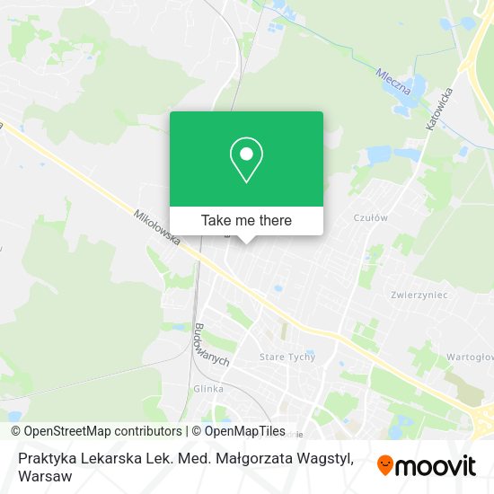 Praktyka Lekarska Lek. Med. Małgorzata Wagstyl map