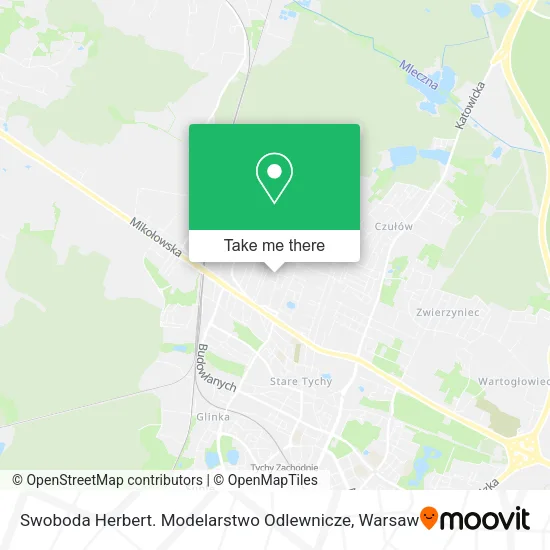 Карта Swoboda Herbert. Modelarstwo Odlewnicze