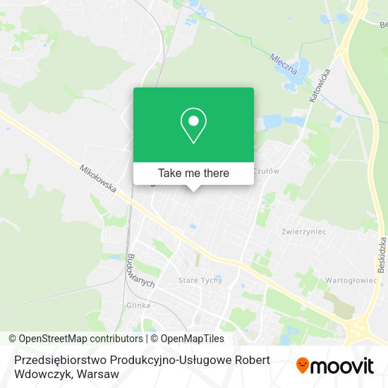 Przedsiębiorstwo Produkcyjno-Usługowe Robert Wdowczyk map