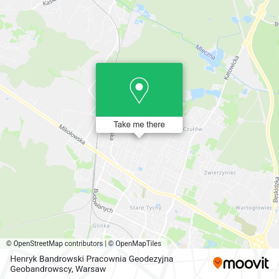 Henryk Bandrowski Pracownia Geodezyjna Geobandrowscy map