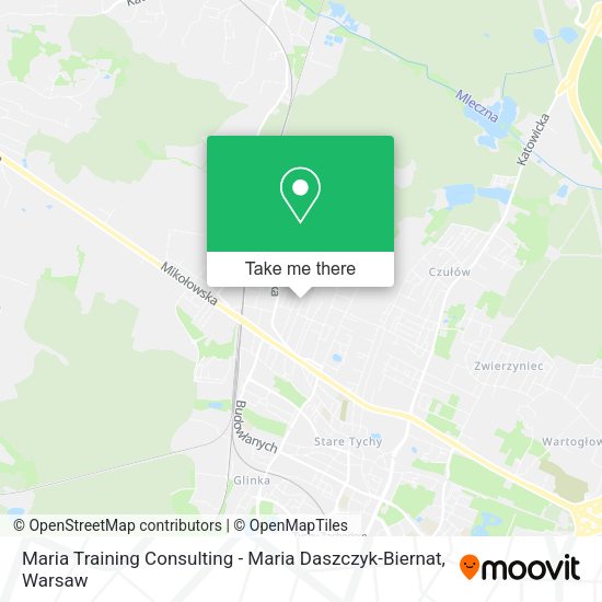 Maria Training Consulting - Maria Daszczyk-Biernat map