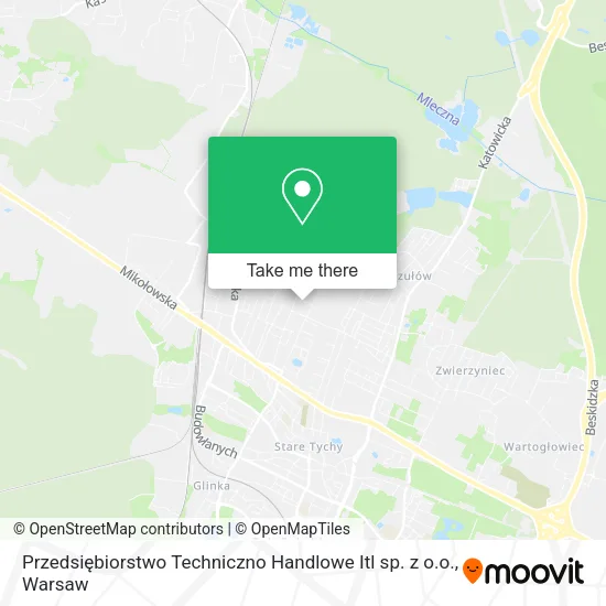 Карта Przedsiębiorstwo Techniczno Handlowe Itl sp. z o.o.