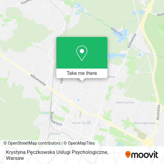 Krystyna Pęczkowska Usługi Psychologiczne map