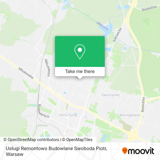 Usługi Remontowo Budowlane Swoboda Piotr map