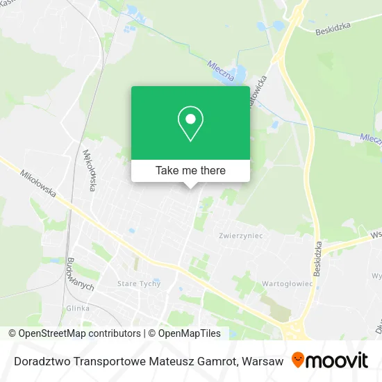 Карта Doradztwo Transportowe Mateusz Gamrot