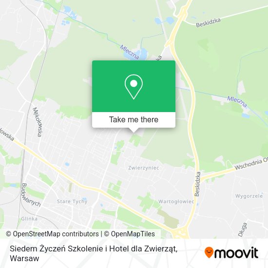 Siedem Życzeń Szkolenie i Hotel dla Zwierząt map