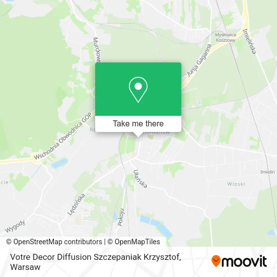 Карта Votre Decor Diffusion Szczepaniak Krzysztof