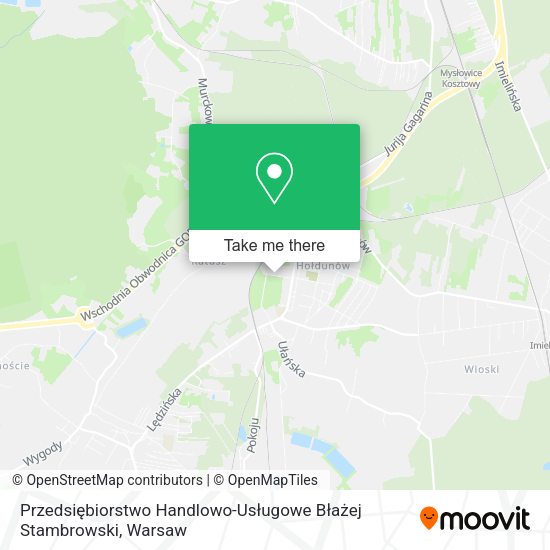 Przedsiębiorstwo Handlowo-Usługowe Błażej Stambrowski map