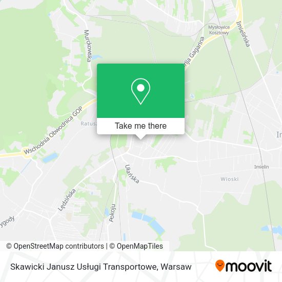 Skawicki Janusz Usługi Transportowe map