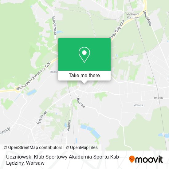 Uczniowski Klub Sportowy Akademia Sportu Ksb Lędziny map