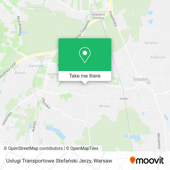 Usługi Transportowe Stefański Jerzy map