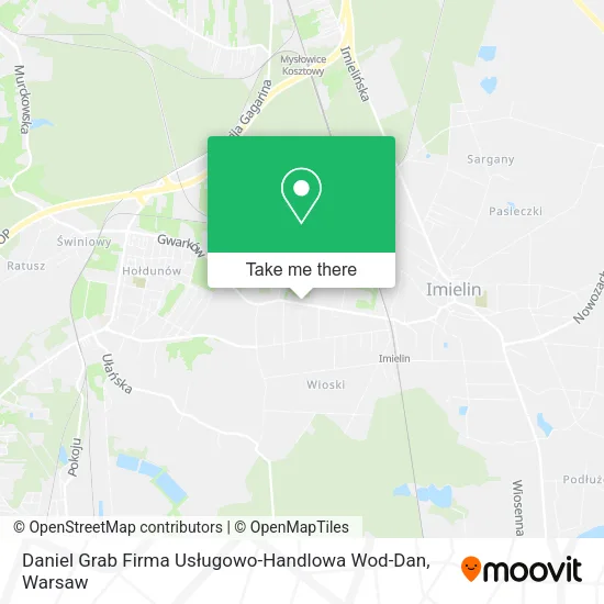 Daniel Grab Firma Usługowo-Handlowa Wod-Dan map